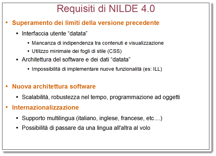 Requisiti NILDE 4.0