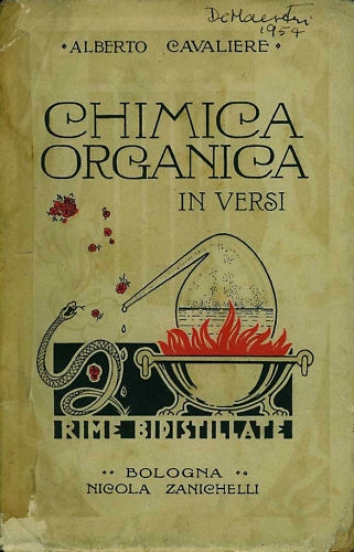 la Chimica organica in versi, nell'edizione del 1929