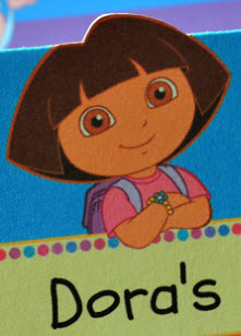 Dora the Explorer® è un cartloon prodotto da Nickelodeon (MTV Networks Europe), Autori: Chris Gifford, Valerie Walsh Valdes, Eric Weiner. Attivare il link sull'immagine per il disclaimer